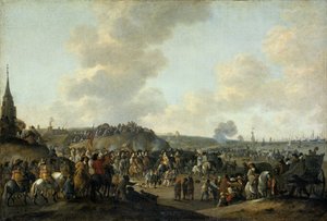 Kung Karl II av Englands avgång från Scheveningen, 2 juni 1660, 1683