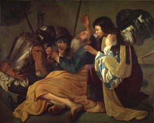 Liberation of Saint Peter  av Hendrick ter Brugghen