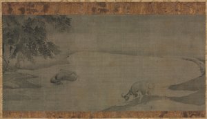 Water Buffalo och Herdboys av Hendrick ter Brugghen