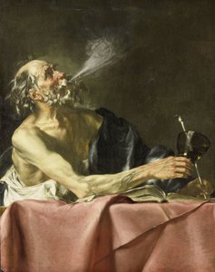 Smoker Allegory of Transience av Hendrick van Someren