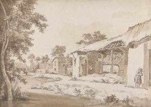 Förstörd gård nära Coombe vid Gittisham i Devonshire, tre mil från Honiton, Devon