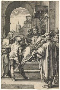 Kristus inför Pilatus av Hendrik Goltzius