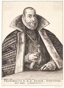 Danska: Frederik II, kung av Danmark och Norge av Hendrik Goltzius