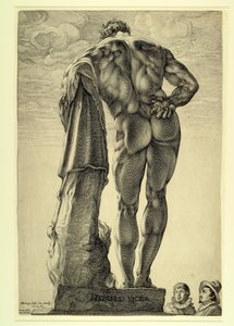 Farnese Hercules av Hendrik Goltzius