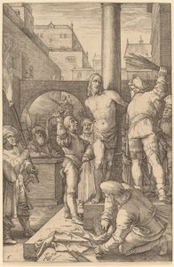 Kristi flagellation av Hendrik Goltzius