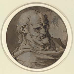 Chef för en apostel av Hendrik Goltzius