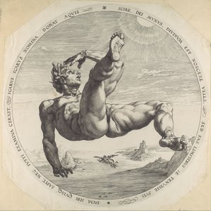 Icarus, från The Four Disgracers, 1588