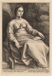 Melpomene av Hendrik Goltzius