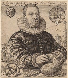 Nicholas Petri van Deventer av Hendrik Goltzius