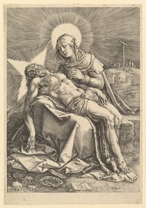 Pietà, 1596. av Hendrik Goltzius