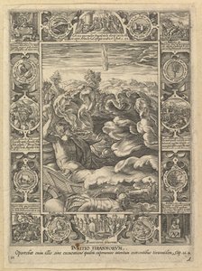 Punitio Malorum, från Allegories of the Christian Faith, från Christian and Profane Allego....n.d. av Hendrik Goltzius