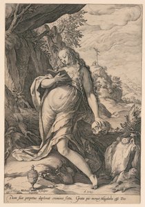 Sankta Maria Magdalena botgörande av Hendrik Goltzius