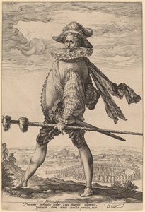 Infanteriets kapten av Hendrik Goltzius