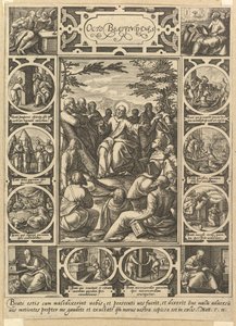 De åtta saligprisningarna, ca. 1578. av Hendrik Goltzius
