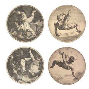 De fyra missnöjesyttringarna av Hendrik Goltzius