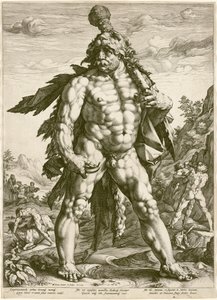 Den store Herkules av Hendrik Goltzius