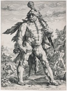 Den store Herkules av Hendrik Goltzius