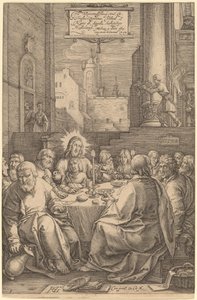 Sista måltiden av Hendrik Goltzius