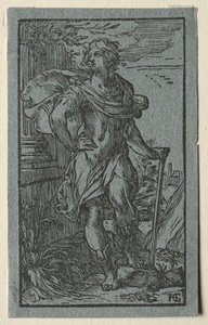 Ung Man Stå. av Hendrik Goltzius