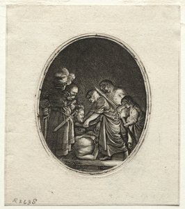 Halshuggningen av Johannes Döparen av Hendrik Goudt
