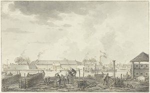 Slottet i Batavia, sett från Houtkrapen