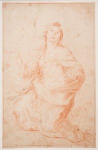 Saint Agnes på knä av Hendrik Krock