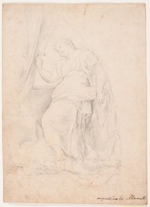 Jael dödar Sisera. Studie efter komposition av Carlo Maratti (Mezzetti, s. 345, nr. 150) av Hendrik Krock