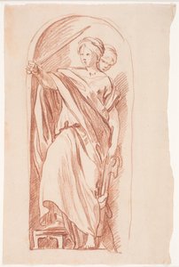 Judith. (Studie efter skulptur) av Hendrik Krock