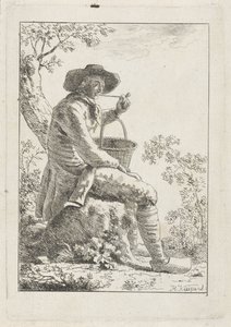 Rökande bonde av Hendrik Kuipers
