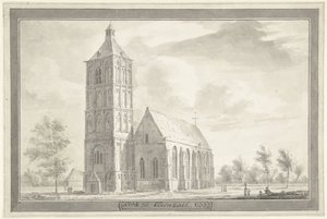 St Plechelmus-kyrkan i Oldenzaal av Hendrik Spilman