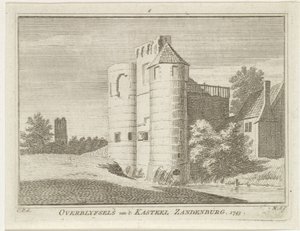 Ruin av Zandenburg slott, Veere Rester av 