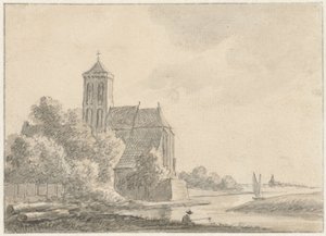 Utsikt över Cuijk av Hendrik Tavenier (possibly)