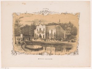 Utsikt över Arnhems konserthus Musis sacrum (titel på objekt) Arnhem (serietitel på objekt)