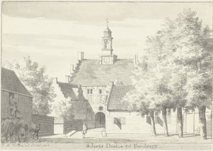 St Jorisdoelen i Dordrecht av Hendrik de Winter