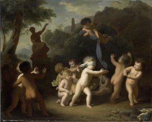 Putti spelar