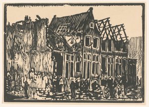Hus och ruiner av Hendrik van Straten