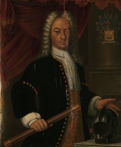 Diederik van Darven (1729-1730) Porträtt av Diederik van Durven, generalguvernör i Nederländska Ostindien av Hendrik van den Bosch