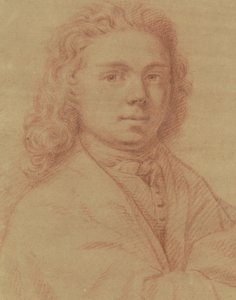 Självporträtt av ritaren Hendrik van der Vugt av Hendrik van der Vugt