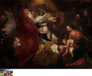The Three Magi (olja på duk)