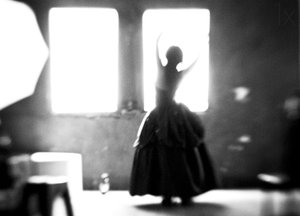 Elegant dansarsilhuett