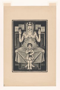 Symbolisk representation: moderskap av Henk Schilling (signed by artist)