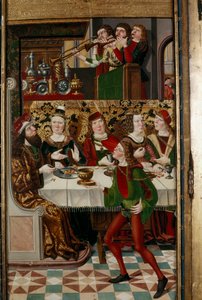 "The Banquet of Ahasuerus" baserad på en berättelse i Esters bok, av en okänd..., 2022 (foto) av Henning von der Heide