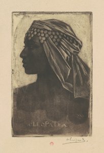Cleopatra av Henri-Charles Guérard