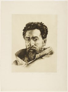 A Striker, ca 1888 (etsning och roulette) av Henri Charles Guérard