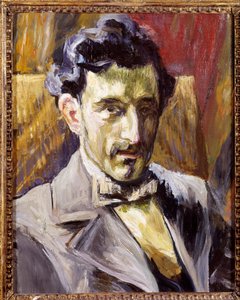 作曲家モーリス・ラヴェル (1875-1937) の肖像 アンリ・マンガン (1874-1949) による絵画 1903 日。 0,43x034 m パリ、スウェーデン国立近代美術館