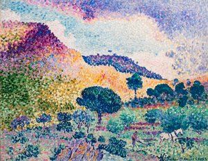 Bergskedjan Maures av Henri-Edmond Cross