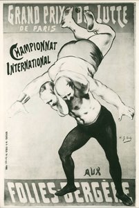 Henri G. Ibels: Grand Prix de Lutte de Paris ... (litografi)