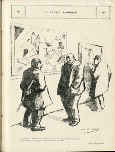Illustration av H. G. Ibels (1867-1936) i Le Rire, 04/02/22 - Modernt måleri - Konst, antisemitism, avantgarde - judisk av Henri Gabriel Ibels