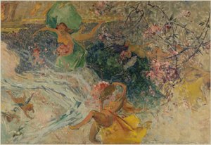 Skiss för Aubervilliers rådhus: Allegori (taket i kommunhuset)