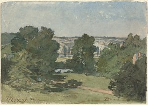 Briare av Henri-Joseph Harpignies